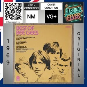 BEE GEES•Best of Bee Gees•ATCO Records (#SD 33-292)•Stereo, PR- Presswell Press
